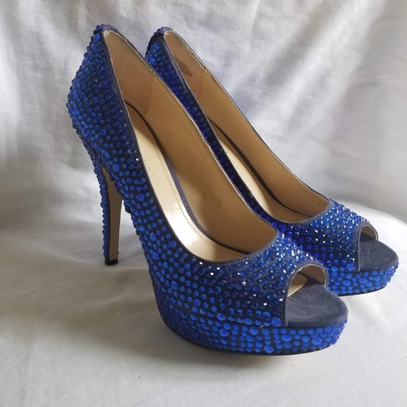 blue crystal shoes